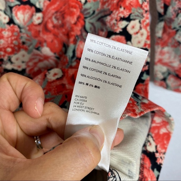 Free People- NWT Kapowski Mini Floral Dress-Size 8 - Picture 6 of 9